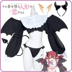 Anime Rizu Kyun Kitagawa Marin Cosplay My Dress Up Darling Cosplay Bikini Kuroe Shizuku Wig set Halloween Costume Women Party