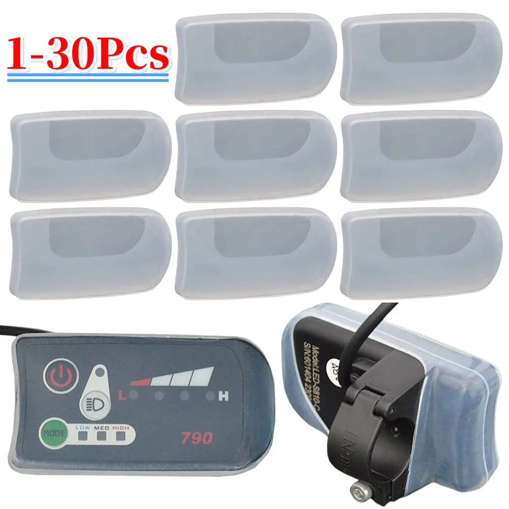 

1-30pcs Silicone Electric Bike Monitor Protective Cover Electric Speed-Control Instrument Cover for 790 810 880 Display Screen
