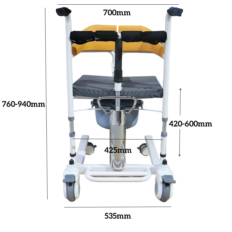 Iso Ce Patient Lift Transfer From Bed to Chairs Patient Lift Evomi Hydraulic Chair with Commode Transfer Disanilty Chair