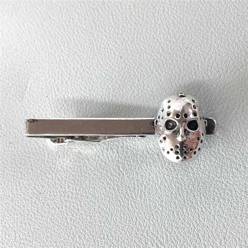 Hallowmas Horror Movie and Television Fans Cosplay Metal Tie Clips Gifts for Men Woman