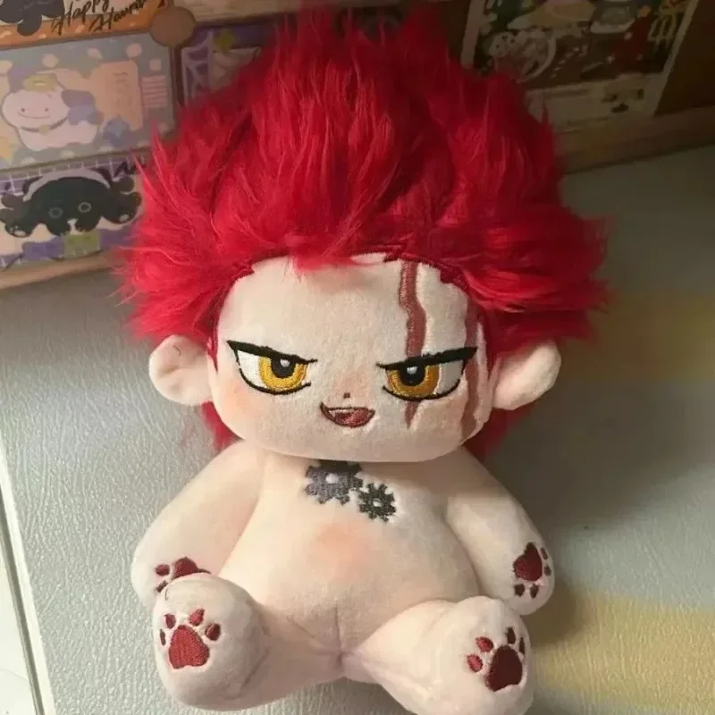 

Anime Role Boy Eustass Kid Handsome Attribute Cosplay Soft Plush Doll Body Dress Up Stuffed Plushie Toys Dolls Figure 20cm