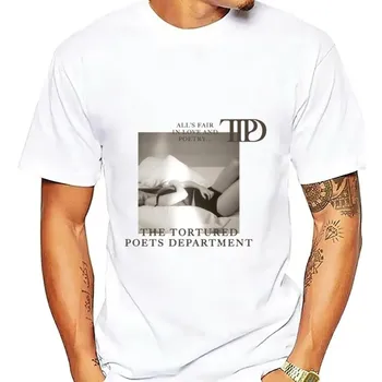 인기 테일러 가수 S-스위프트 고문 시인 티셔츠, 커플 조합, 여성 의류, 반팔 칼라, 패션 코토