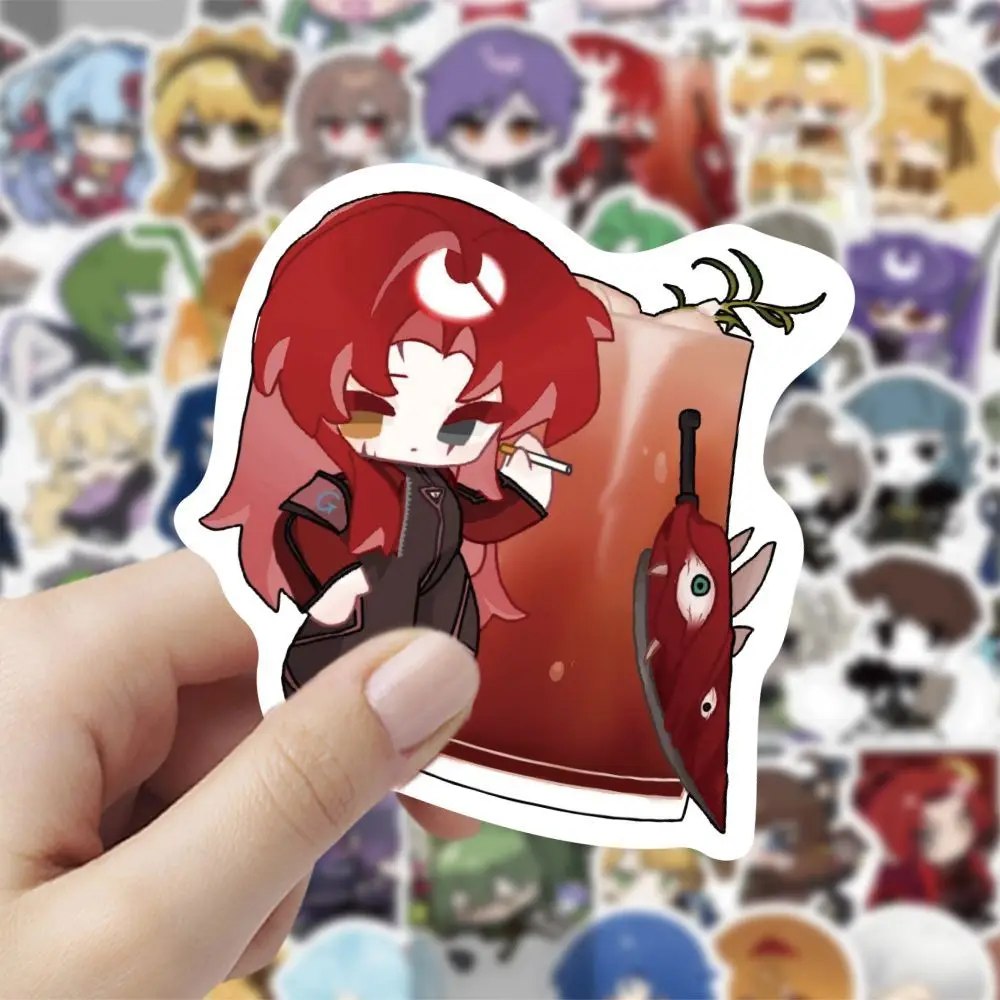 Netzach Cute Action Figures Anime Library Of Ruins 60 pcs set Q Version Cute Cartoon Mobile Phone Stickers Children's Gift Toys