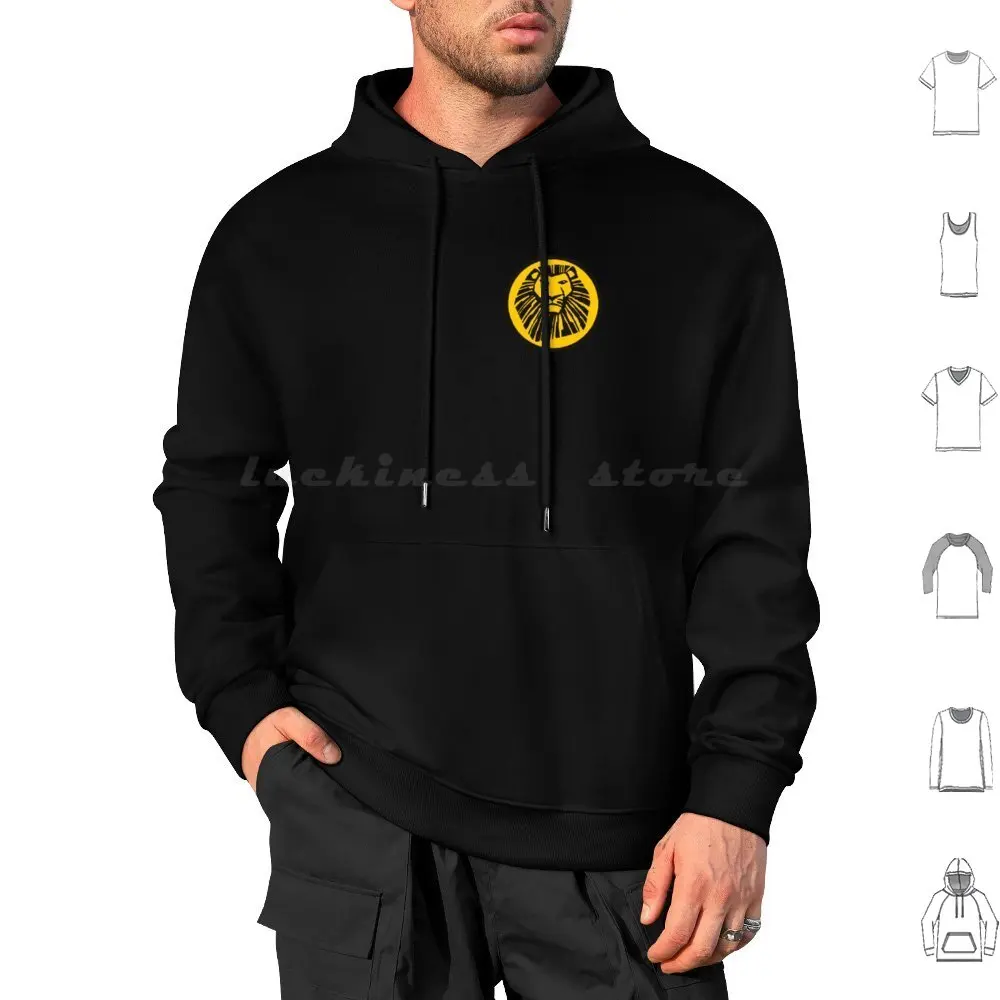 Lion King Logo 2 Hoodie cotton Long Sleeve King Lion Broadway West End Musical Musicals Theater West End Play Broadway Play