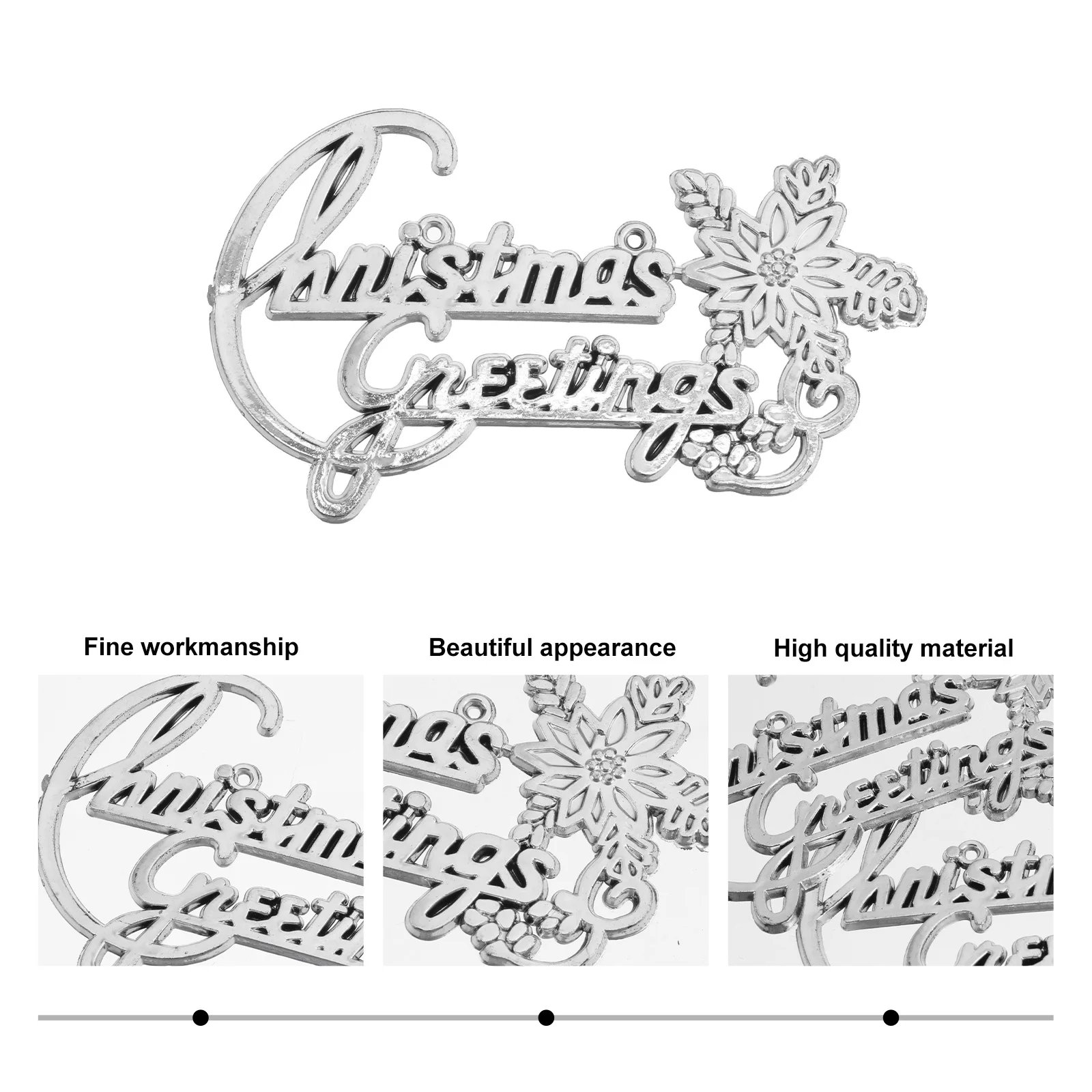 

30 PCS Holiday Decor Letter Ornaments Alphabet for Tree Decoration Christmas Decorations