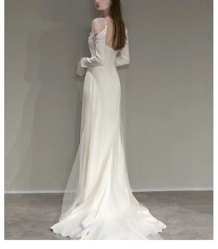 Be a free, elegant, and confident Adore Customized elegant Sexy layered fabric. Evening wedding dress. Special occasion dress.