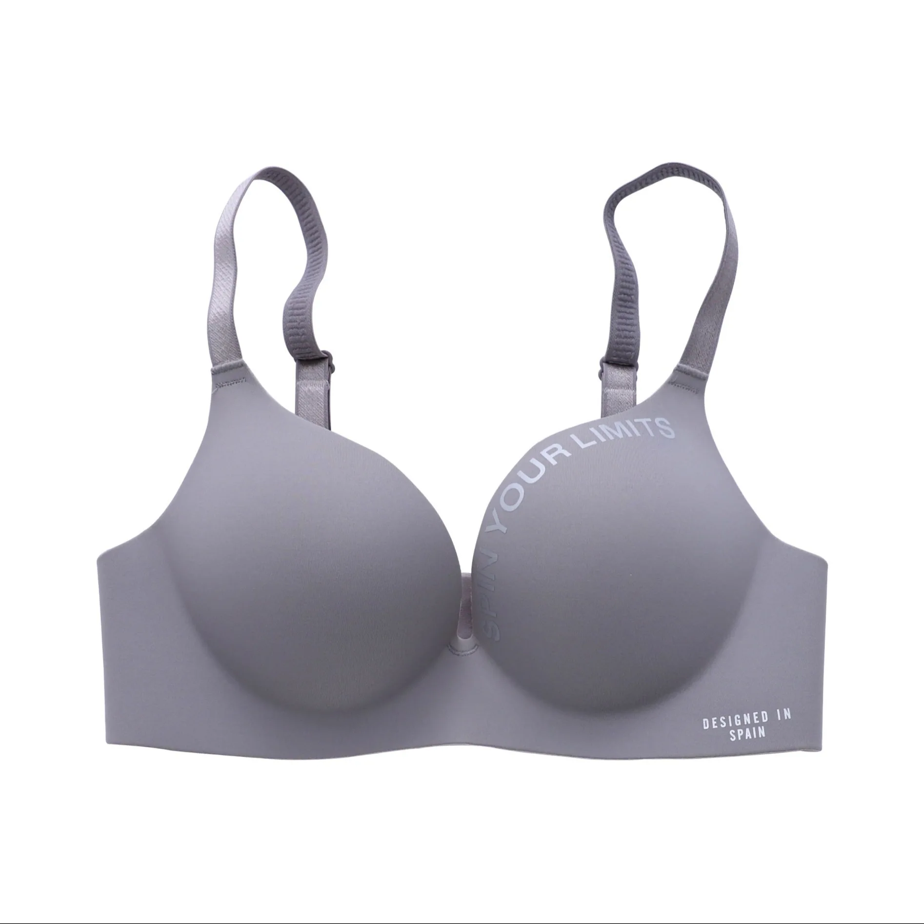 Women Seamless Bra Sexy Push Up Bralette Underwear Wireless Female Lingerie Fashion Letter Pattern Bras Three Quarters(3/4 Cup)