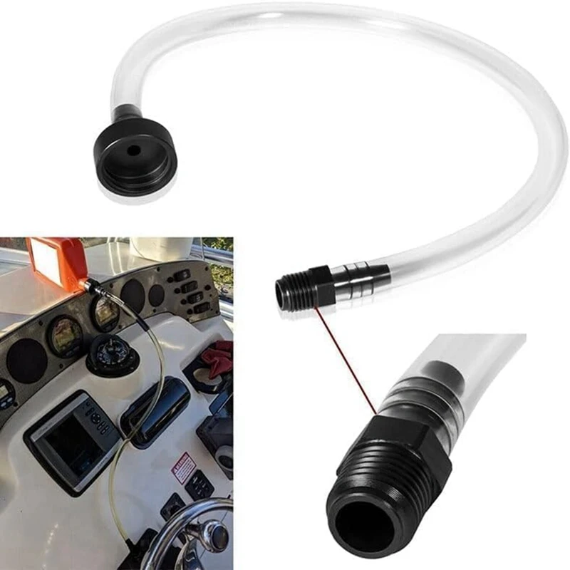 Fill Tube Kit For Seastar Hydraulic Steering Systems, Oil Filler Hose Bridge Tube Kit, Boat Bleed Kit Filler Kit