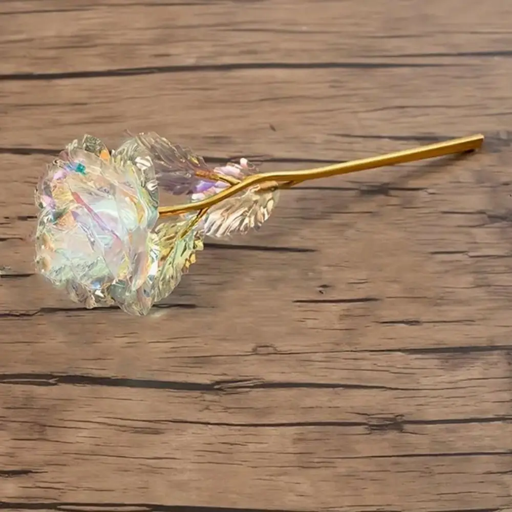 Safe Golden Foil Rose Flower Golden Foil Simulation Artificial Rose Flower Rose Flower Gold Foil Rose Pendant Festival Party