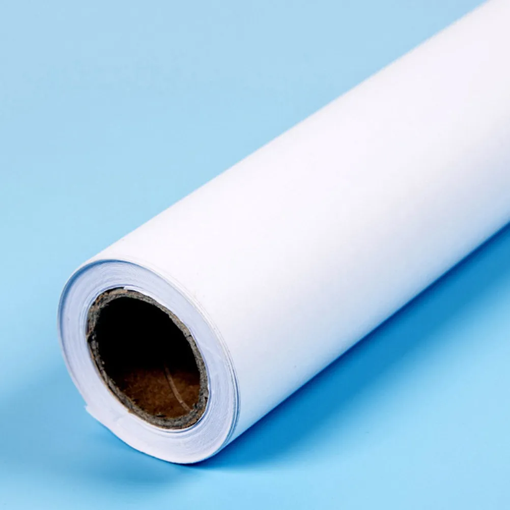 3 Rolls Blank Drawing Paper Roll High Quality Smooth Surface for Sketching Coloring Markers Crayons School Home Art