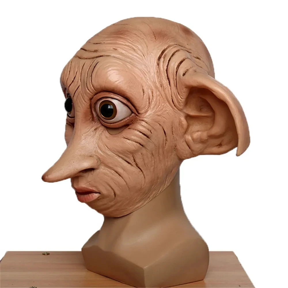 Halloween Mask Dobby the Magic Elfin Mask Cosplay Role-Playing Horror Chamber Haunted House Carnival Fancy Dress Party Props