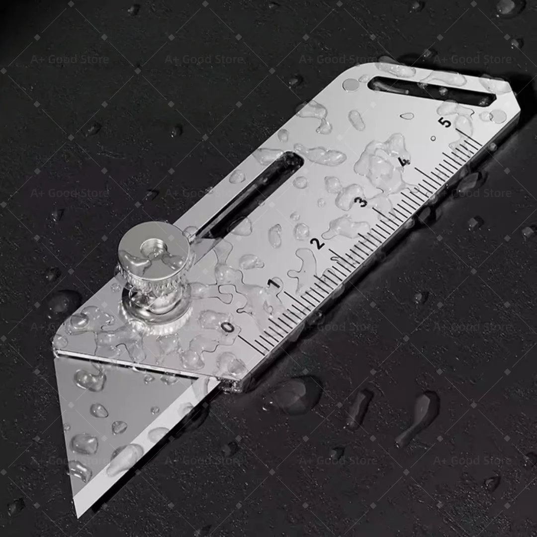 Utility Knife Industrial Heavy-Duty Art Knife Industrial Craft Cutter Professional Stainless Steel Cutter For Outdoor Activities