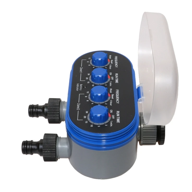 Two Channel Programmed Irrigation Device For Garden Watering With Plans