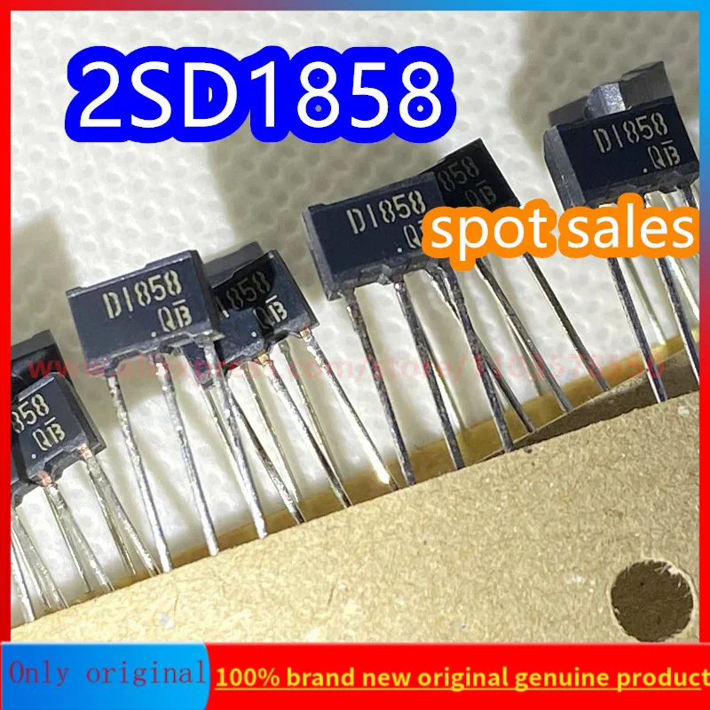 10PCS  New original 2SD1858 D1858 FTO92 bipolar crystal transistor NPN 32V 1A