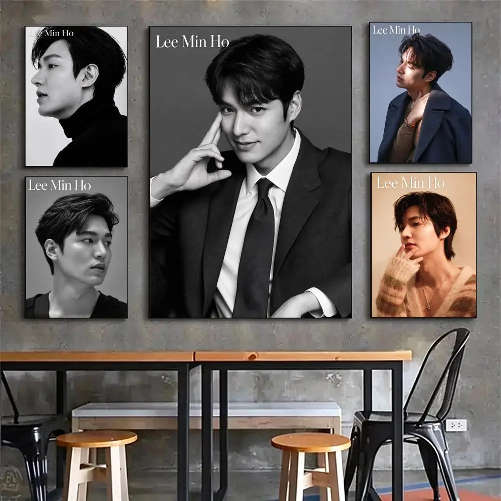 actor Lee Min‑ho Poster Poster HD Printing Vintage Luxe Home Decor Wall Art for the Living Rooms Entryways Gift