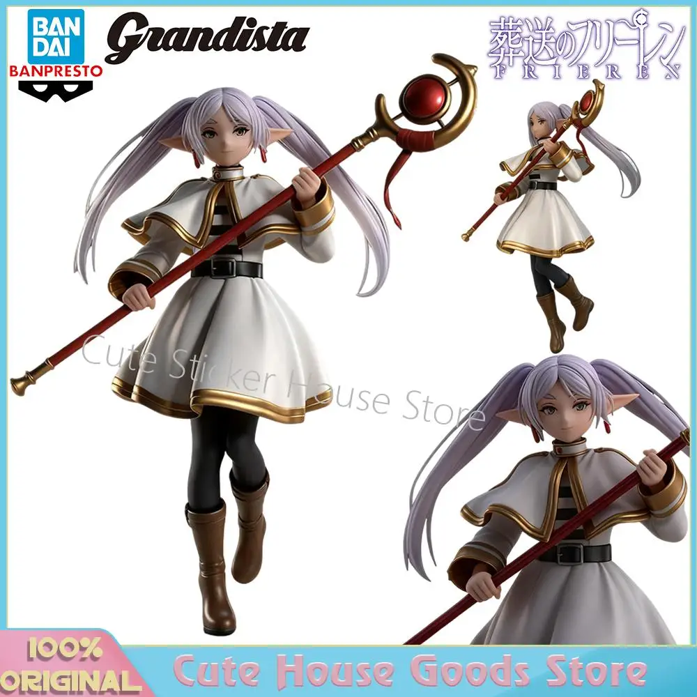 

[Предзаказ] Оригинальные Bandai Banpresto Grandista Sousou No Frieren Frieren 26 см аниме Коллекционные фигурки эльфа для девочек Kawaii Модель