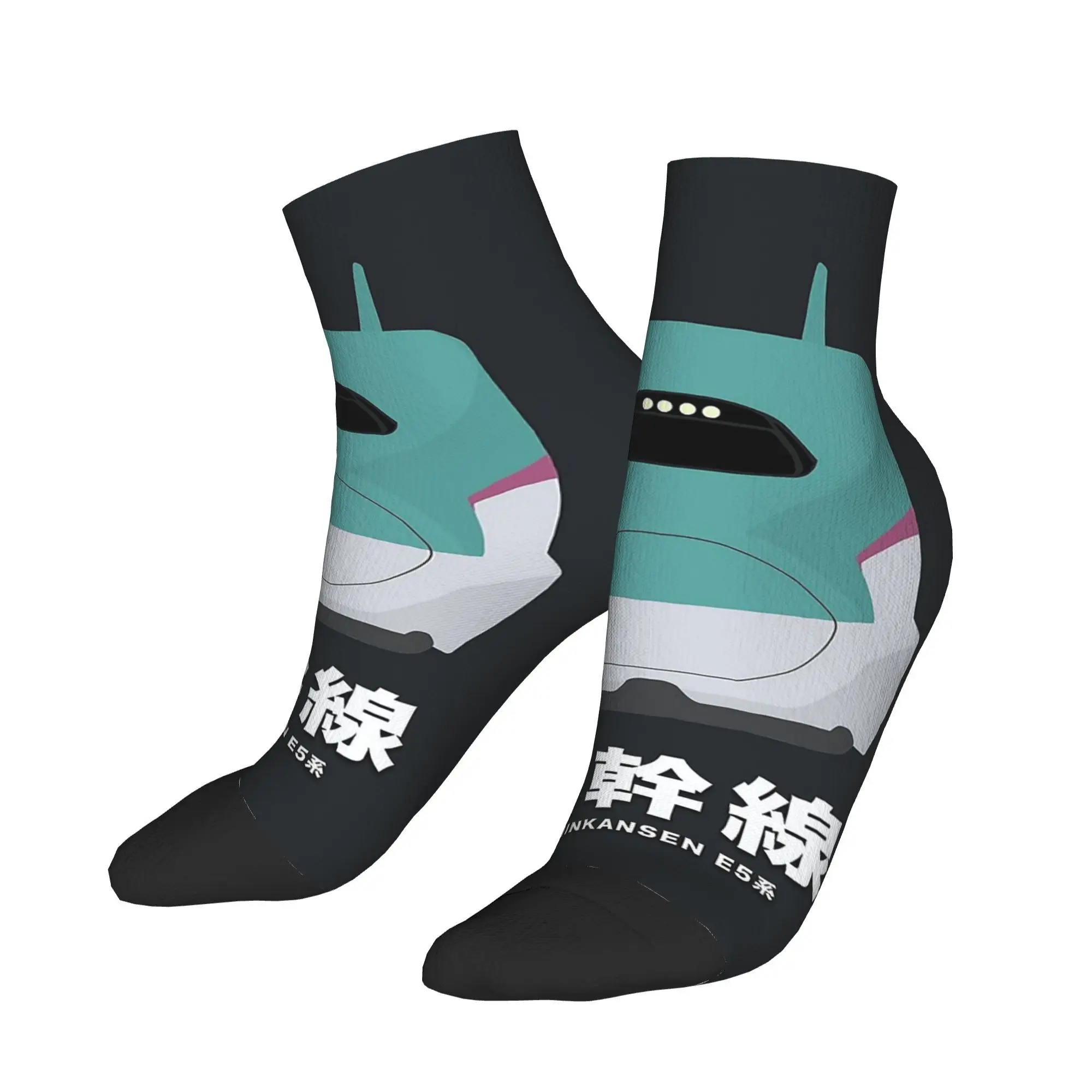 

Japanese Shinkansen Bullet Trains Socks Harajuku Stockings All Season Socks Accessories for Man's Woman's Christmas Gifts