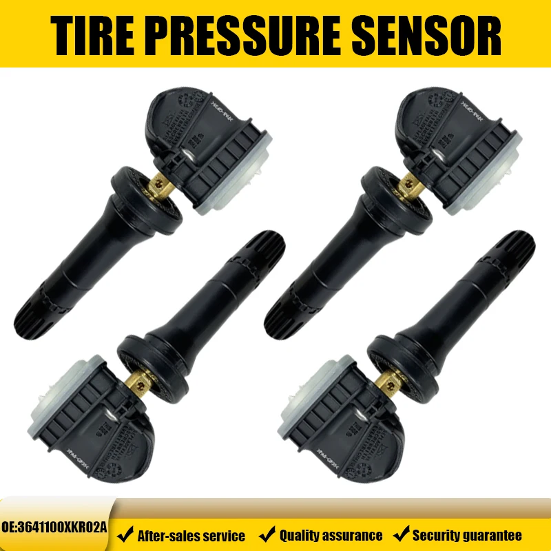 1/4 قطعة 433 ميجا هرتز مستشعر مراقبة ضغط الإطارات TPMS 3641100XKR02A ، 3641101XKN01A مناسب للجدار العظيم هافال F5 F7 F7X H2S H4 H6III #1