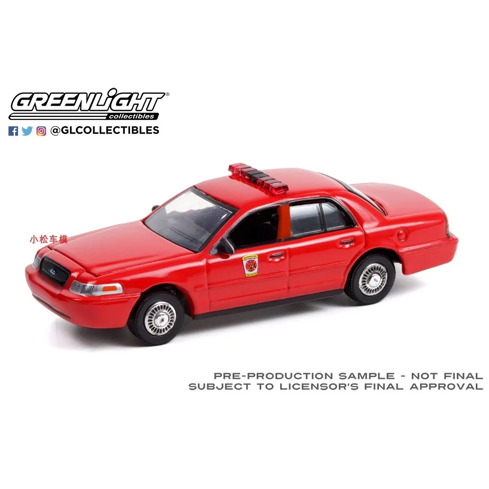 

1:64 2001 Ford Crown Victoria Pursuit Police Car - Maryland Fire Department 67020-E Advanced Car Model Collectibles