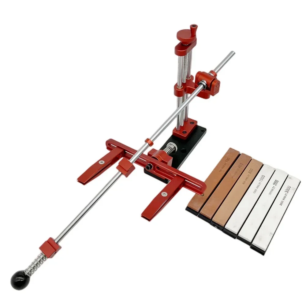 

Bestseller Sharpening Stone Blade Sharpener Fixed-Angle Kitchen Sharpening Tool 360° Rotation Flip With Sharpening Stone