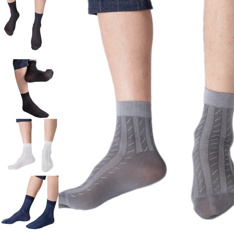 

Classical Striped Dress Socks for Men Soft Skinfriendly Cotton Business Socks Drop shipping