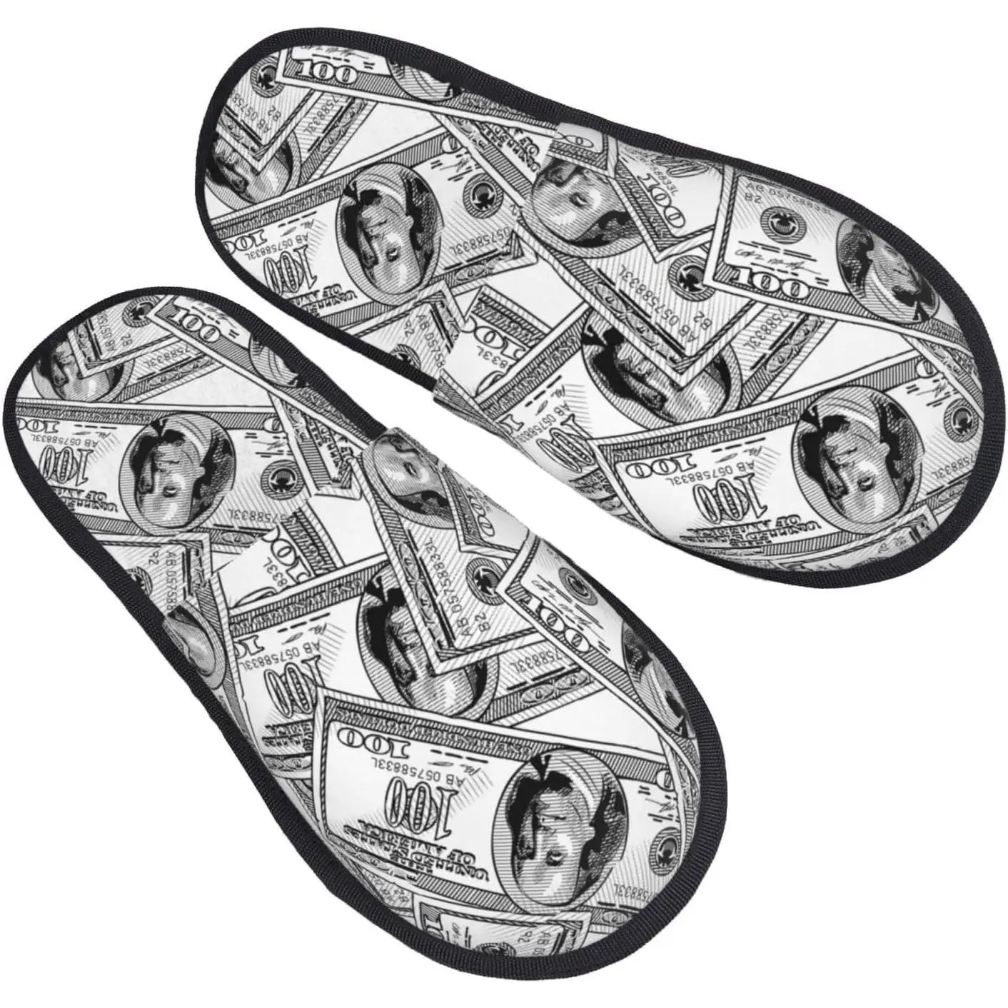 

Тапочки в долларах США, домашние тапочки, уютные пушистые тапочки, мягкая нескользящая домашняя обувь для женщин и мужчин