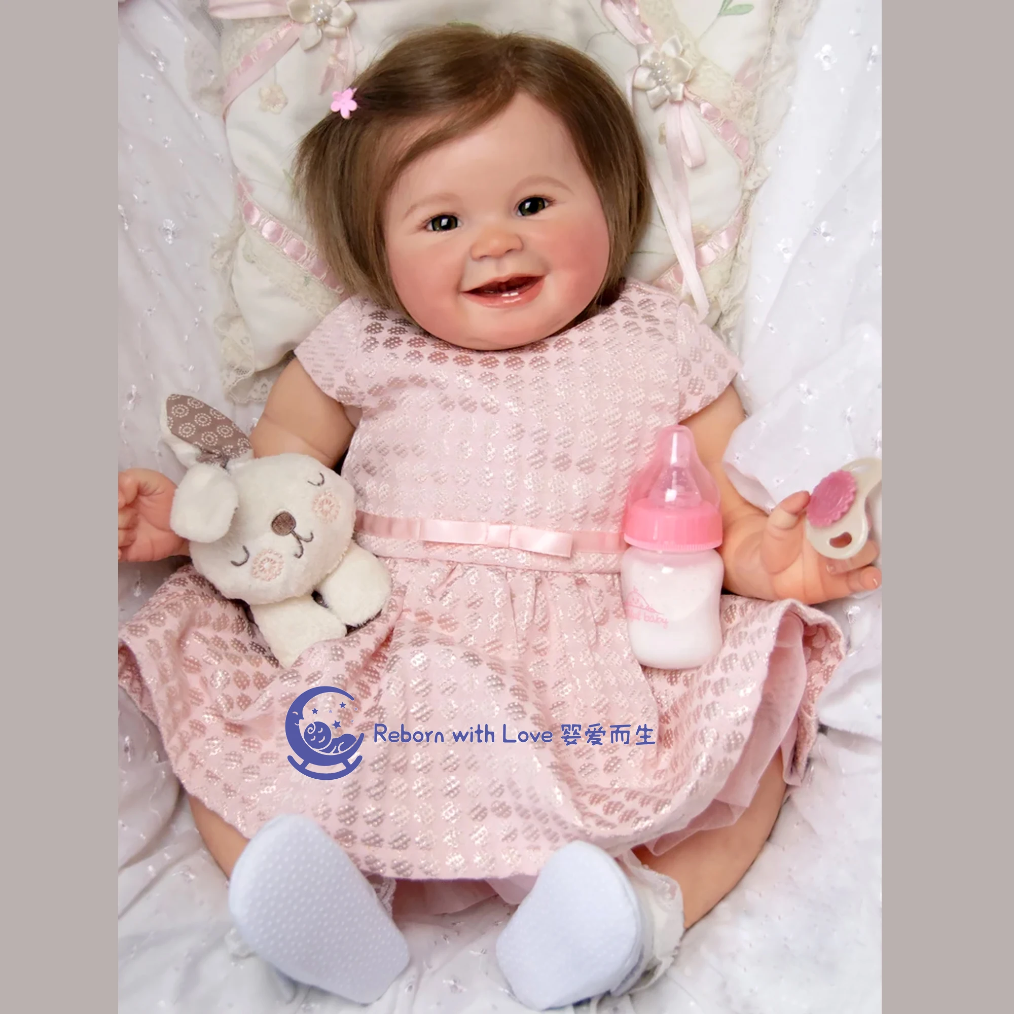 20-22 Inch Juliana Bebe Reborn Dolls Handmade Painted Finished Soft Vinyl Reborn Baby Dolls Muñeca Para Niñas