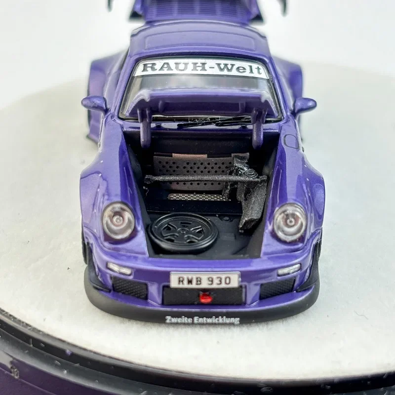 PGM 1/64 Porsche 911 RWB 930 Legering Speelgoed Motorvoertuig Diecast Metaal Model Geschenken