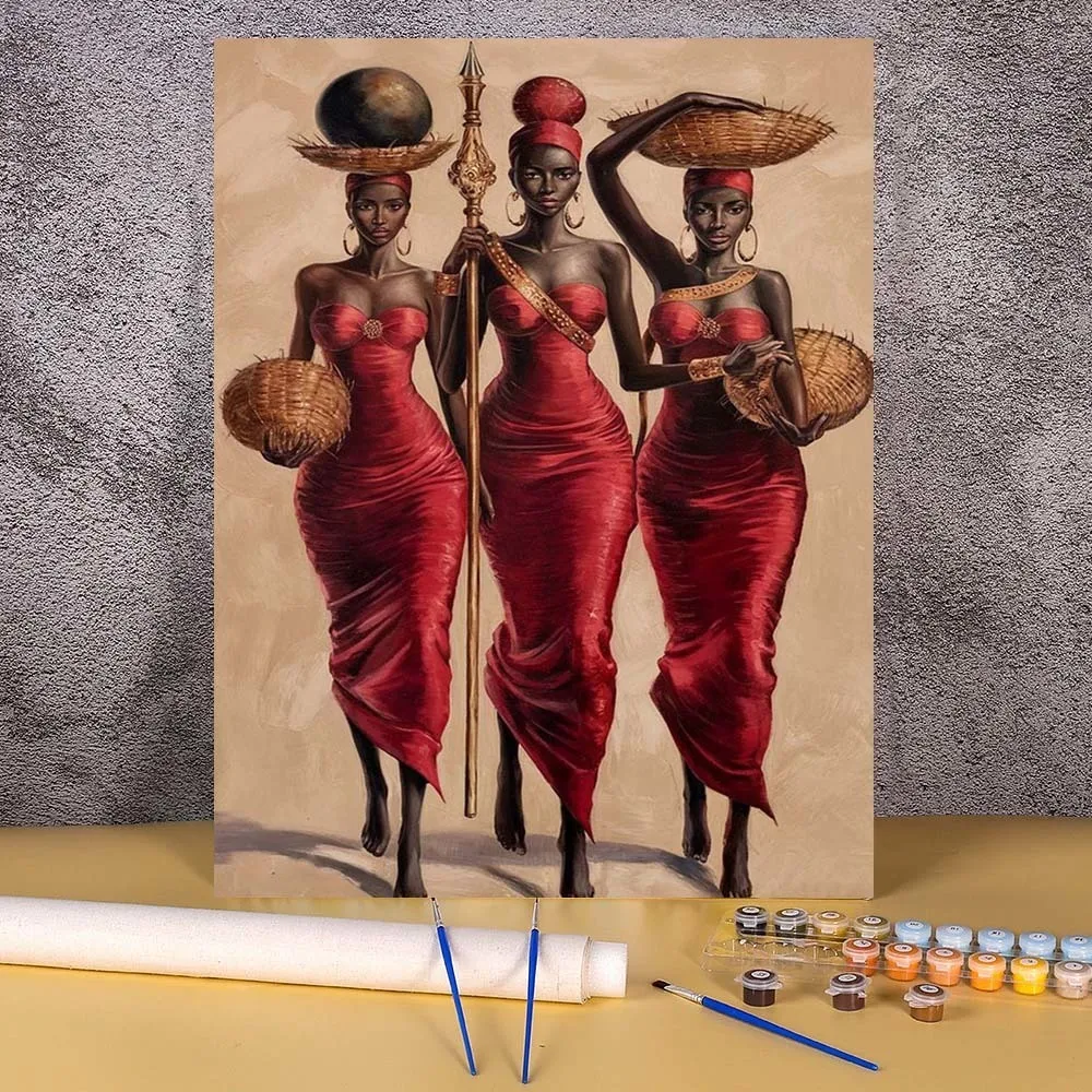African Woman Paint… - image