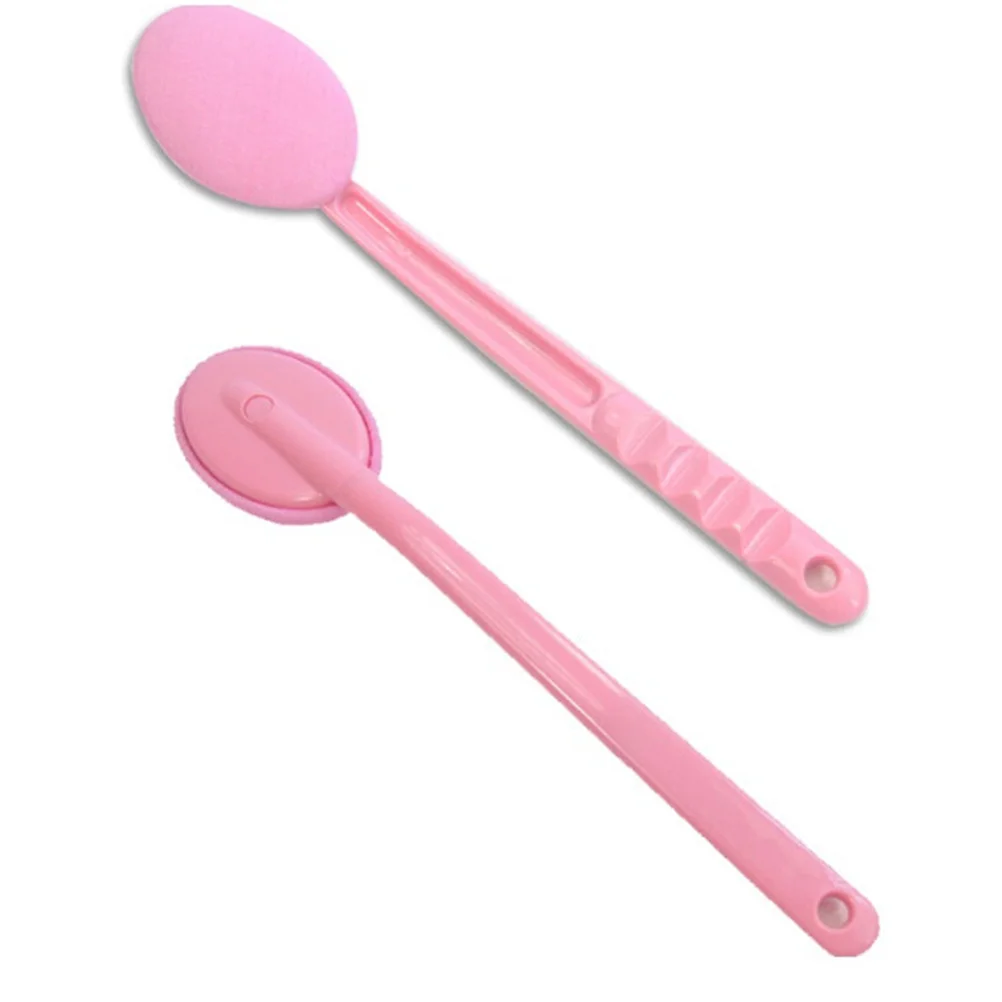 

Long Handle Bath Brush Microfiber Body Scrub Back Scrubber Exfoliating Shower Tool For Detox Skin Care Durable Plastic