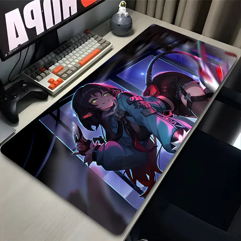 Zenless Zone Zero Jane Doe Aime Mousepad Rubber Non-Slip Cute ZZZ Desk Mat Laptop Office Accessories Large Mouse Pad Soft Carpet