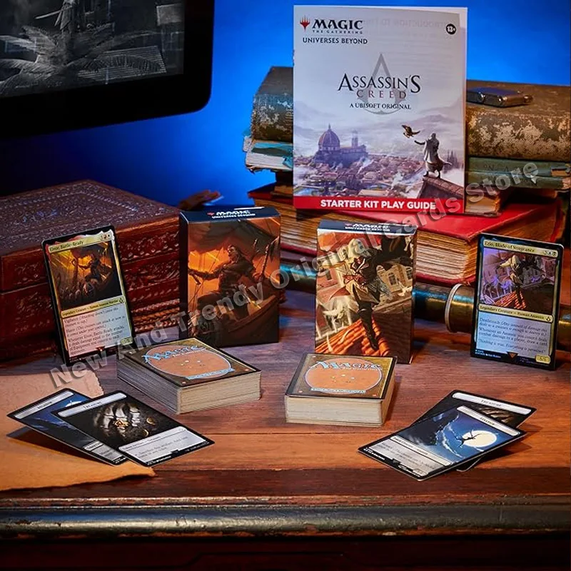 Magic The Gathering Assassin’s Creed Bundle,Beyond Booster Box,Collector Booster Box,Starter Kit TCG Card Game Gift Collectible