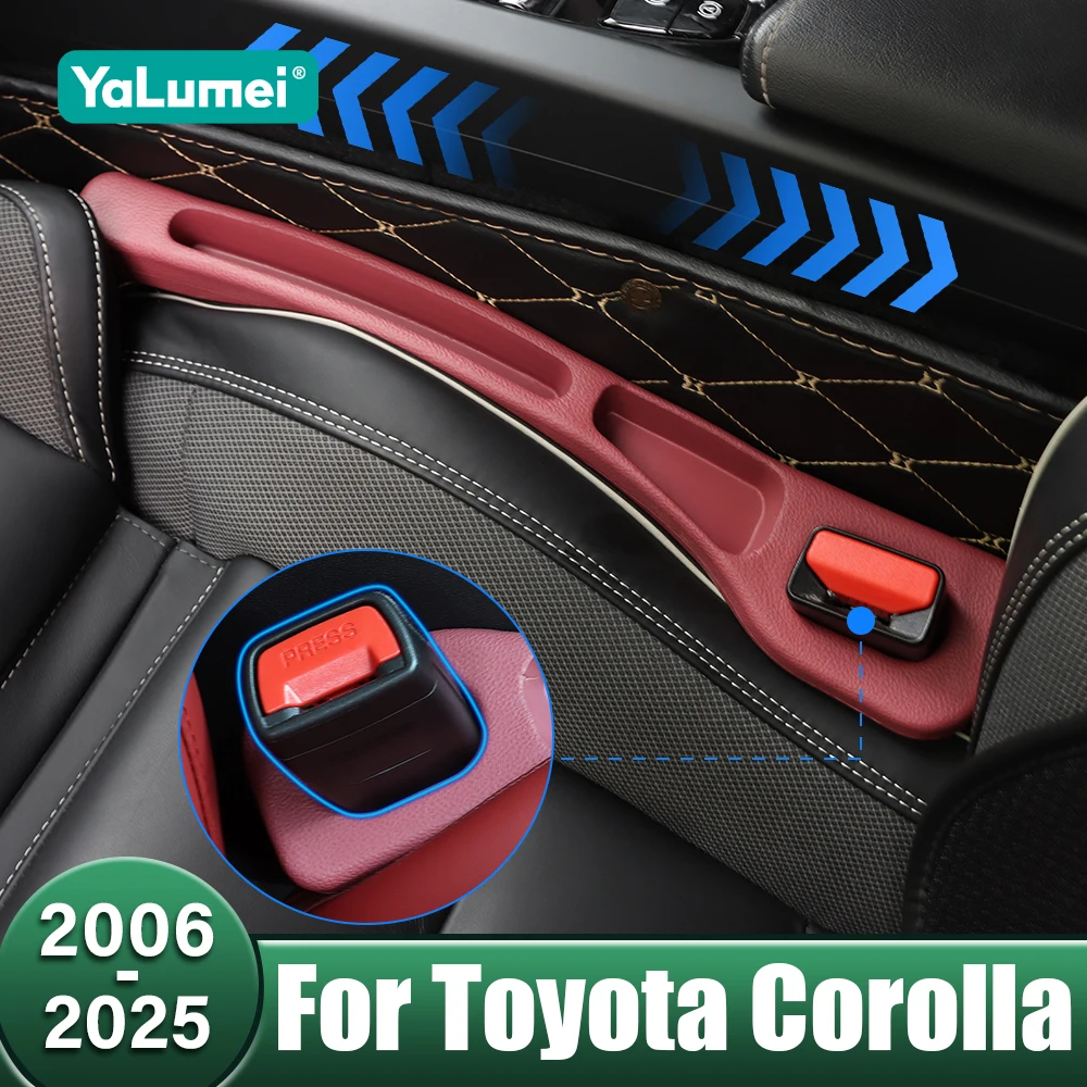 

Car Seat Gap Storage Strip Bendable Leak Proof Filler Strip Accessories For Toyota Corolla E150 E180 E210 2006-2024 2025 Hybrid