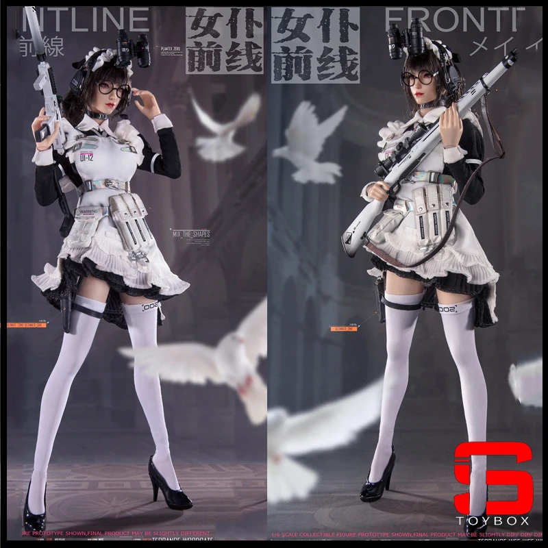 GDTOYS GD97007 1/6 Frontline Maid Girl ELIZA Action Figure With Movable Eyeballs Female Soldier Full Set Collectible Toy