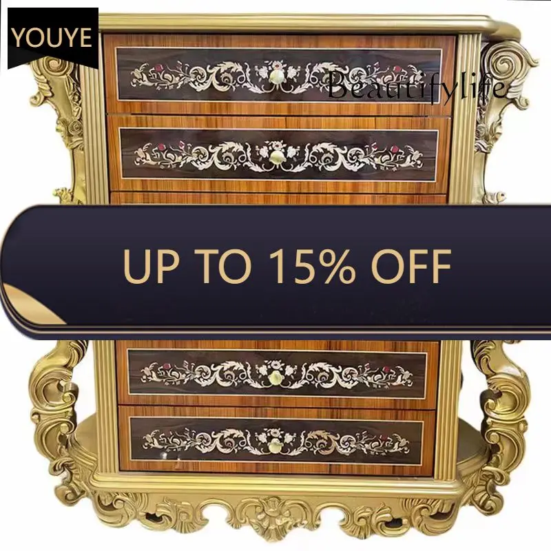 

Европейский шкаф-буфет из массива дерева для гостиной, французский прихожий шкаф, неоклассический деревянный шкаф-комод, декоративный шкаф для прихожей X