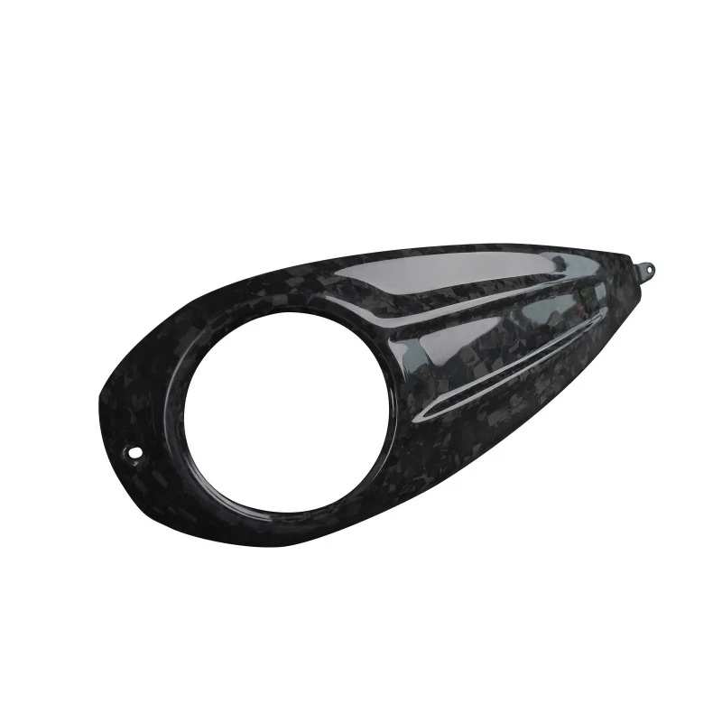 Hot selling Glossy Black Front Fuel Gauge Mailbox Trim Twill Carbon Fiber Motorcycle Fenders view 6