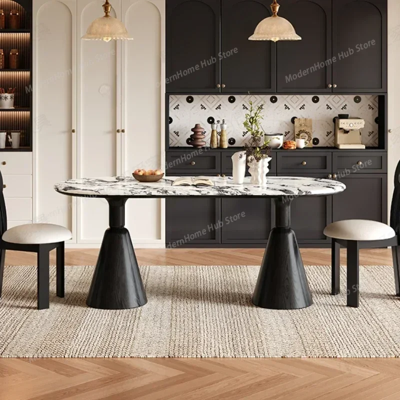 Table Luxury Tables Individual Dining Kitchen Islands Garden Furniture Modern Restaurant Free Shipping Mesa Comedor Home Room