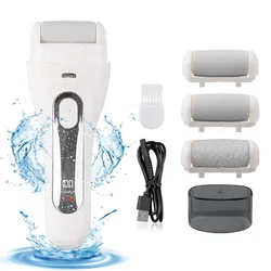 New Cross-border Electric Foot Grinder Dead Skin Excicure Light Digital Display Peeling Machine Callouse and Foot Waterproof