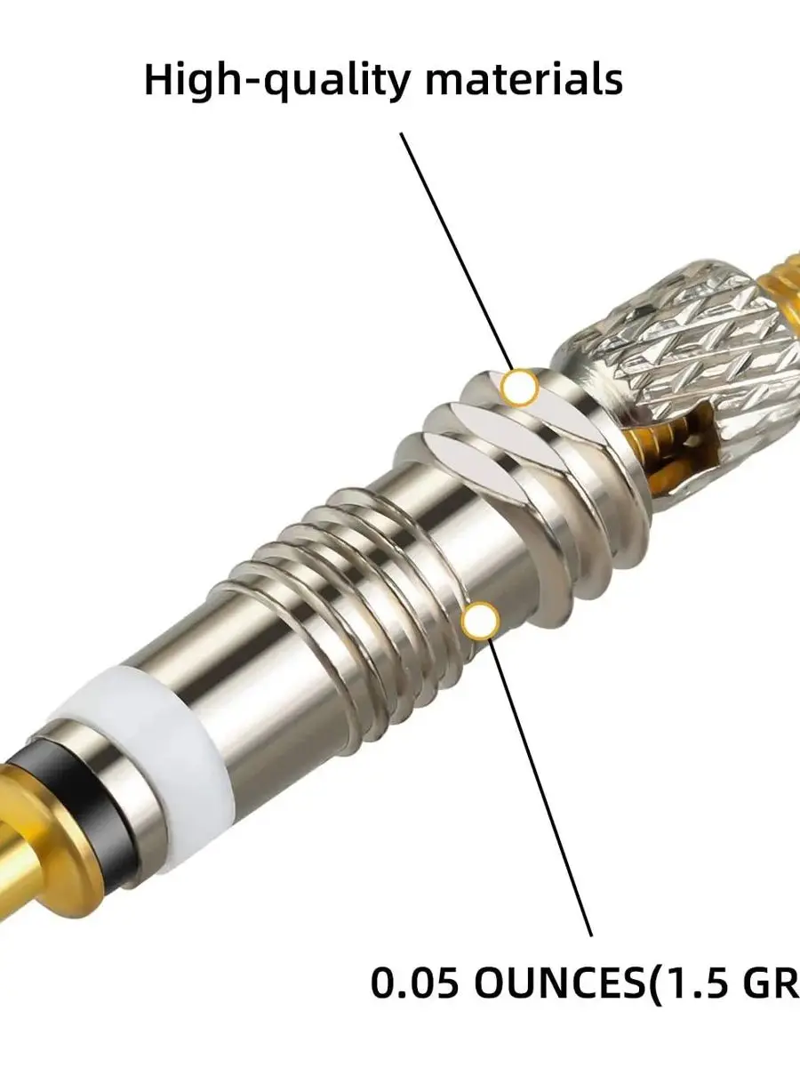 AliExpress pinmoap Bicycle Valve Core Kit Detachable Presta Bicycle Valve Core Bring Small Tools Replacement Brass CNC FV MTB Road Bike 6/12pcs