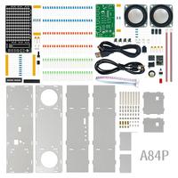 DIY Bluetooth Speaker Kit Electronic LED Music Spectrum MH-M18 Dual Channel Soldering Practice 3W Speaker 8002 Amplifier