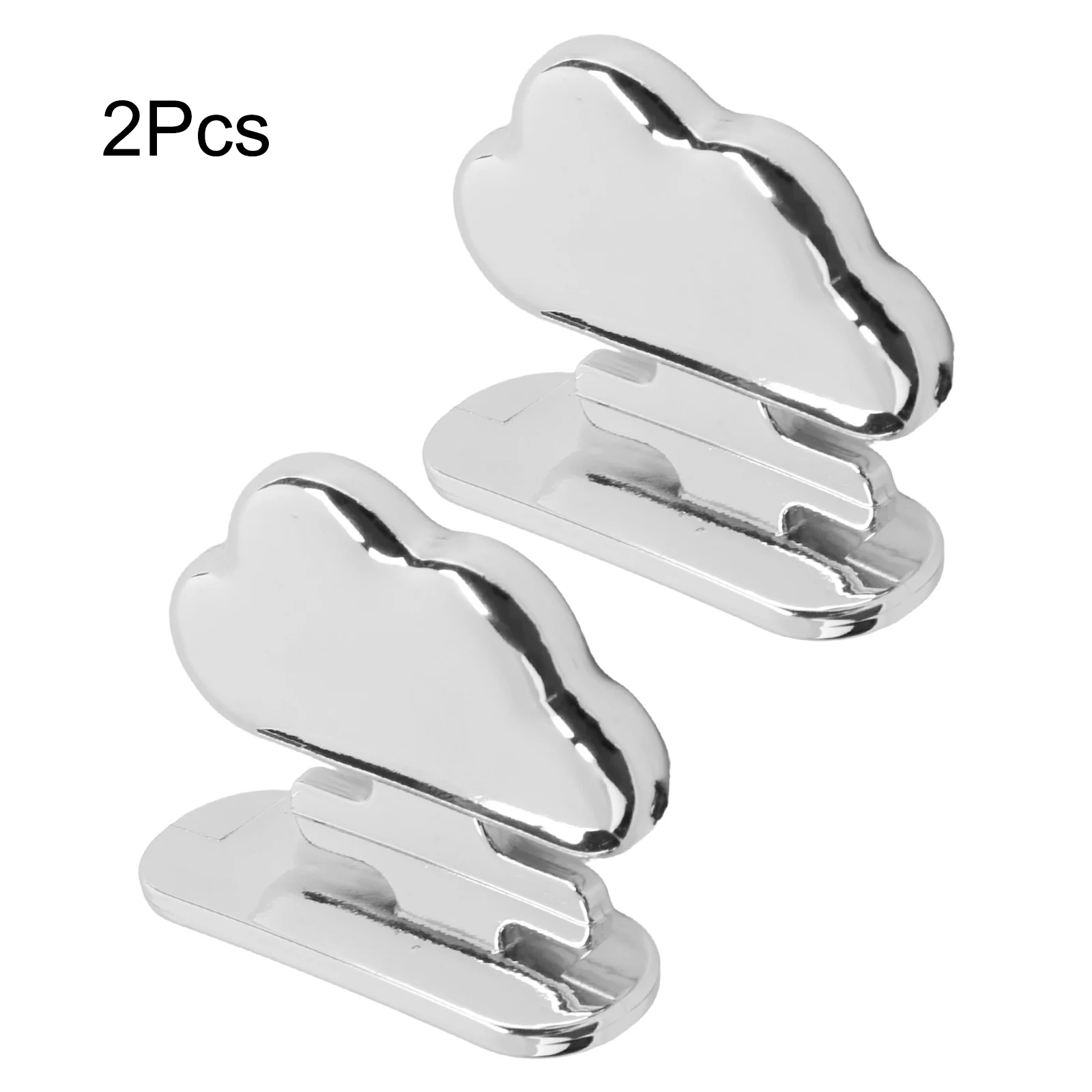 2/10/20Pcs Silver Toilet Lid Lifter Handle Cloud Modeling Toilet Seat Lid Lifter Cover Sticker Lid 5x5x1.5cm