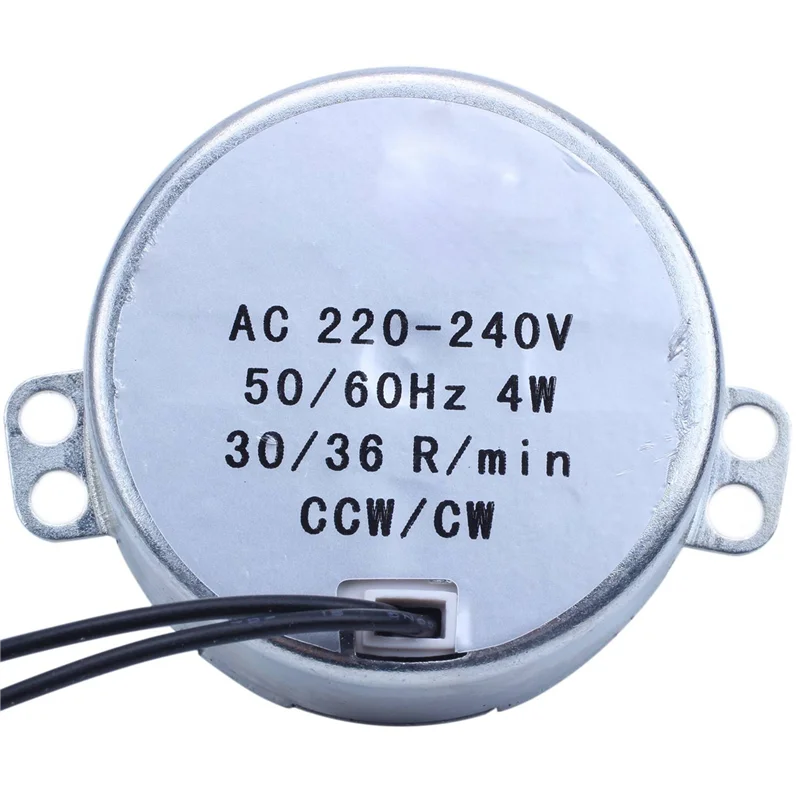 

6X AC 220/240V 30RPM 4W CCW/CW Two Way Controlled Synchronous Motor-A80Z