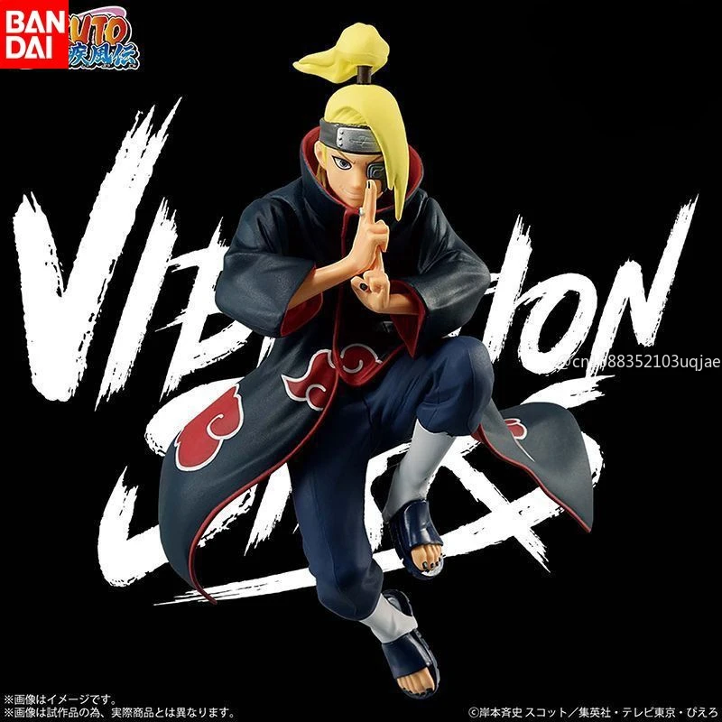 Bandai Naruto Anime Character Deidara Hand-made Model Toy VIBRATION STARS Special Edition Collectible Hand-made Doll Ornaments