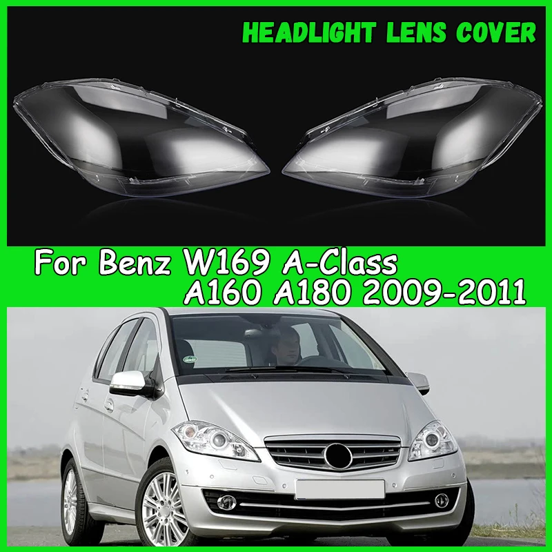 

For Benz W169 A-Class A160 A180 2009-2011 Car headlight Lens cover Headlamp Shade Head Lamp headlight lamp cover car accessories
