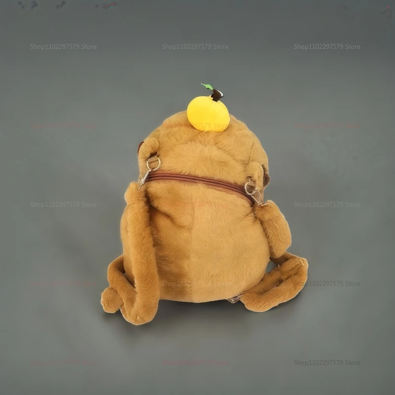 Capybara Plüsch Rucksack Kawaii Mode Plushie Puppe Pelz Tasche Kinder Tasche Schulter Tasche Mini Rucksack Taschen Geschenke für Freundin