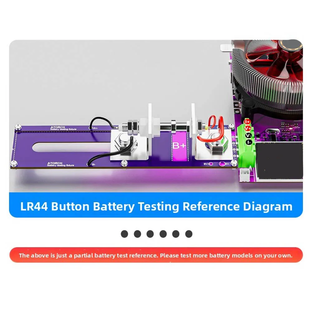 20A 4 wire battery test stand fixture for use with DL24 CL24 DL24EW BW150 DLB 600W series loads and many cell sizes