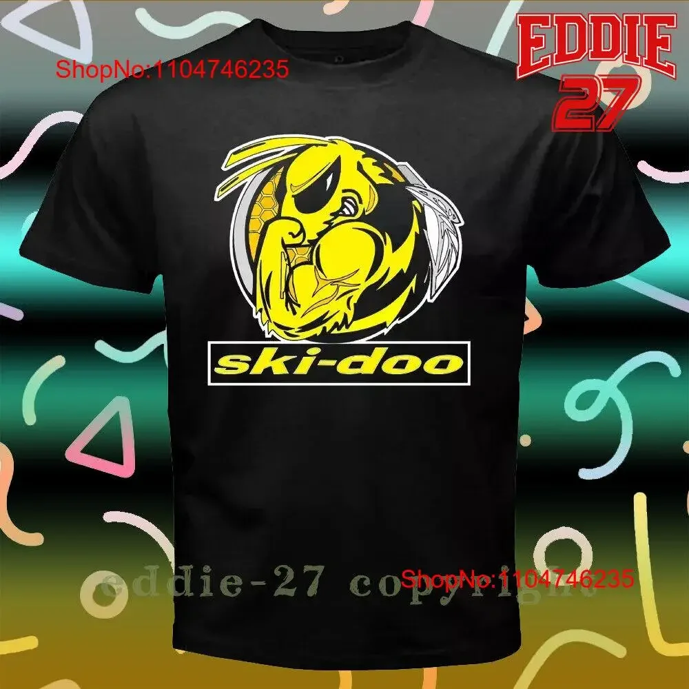 

New T Shirt Ski Doo Logo Men's American vintage Washed Breathable Top For Everyday Wear Slightly Casual Soft Stylish