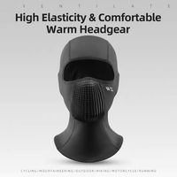 ROCKBROS Cycling Full Face Mask Winter Windproof Bicycle Motorcycle Fleece Warm Mask Balaclava Sport Scarf Riding Cycling Mask