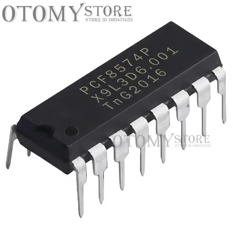 10 peças 100% novo chipset pcf8574ap pcf8574p pcf8574 dip-16