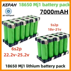 2S1P 3S2P 4S1P~5S2P 6S2P MJ1 18650 battery pack custom MJ1 18650 battery welding 3500mAh / 7000mah battery pack 7.4V to 25.2v